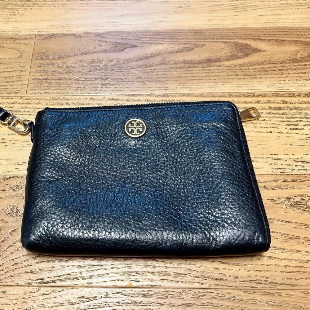 Tory Burch Black Wristlet